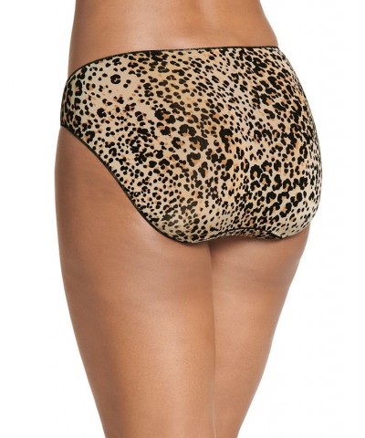 Women's No Panty Line Promise Bikini Underwear 1370 Iconic Cheetah $8.45 Panty