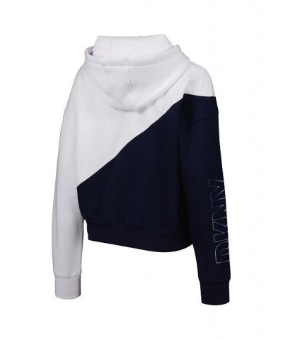 Women's Navy White Atlanta Braves Bobbi Colorblock Pullover Hoodie Navy, White $44.10 Sweatshirts