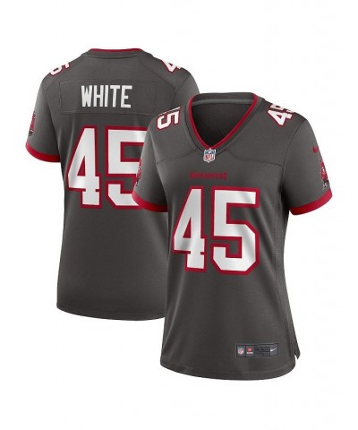 Women's Devin White Pewter Tampa Bay Buccaneers Game Jersey Pewter $50.40 Jersey