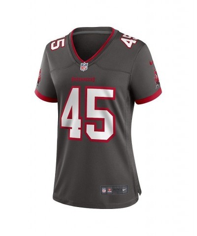 Women's Devin White Pewter Tampa Bay Buccaneers Game Jersey Pewter $50.40 Jersey