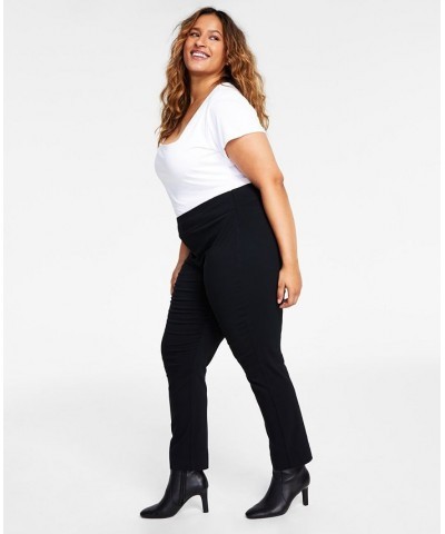 Plus Size Tummy-Control Pull-On Skinny Pants Black $22.49 Pants