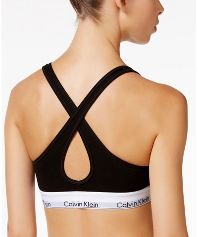 Calvin Klein Women's Modern Cotton Padded Bralette QF1654 Black $19.55 Bras