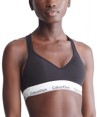 Calvin Klein Women's Modern Cotton Padded Bralette QF1654 Black $19.55 Bras