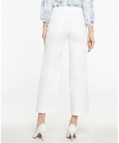 Women's Teresa Wide Leg Ankle Jeans Optic White $54.74 Jeans