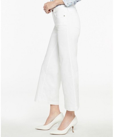 Women's Teresa Wide Leg Ankle Jeans Optic White $54.74 Jeans