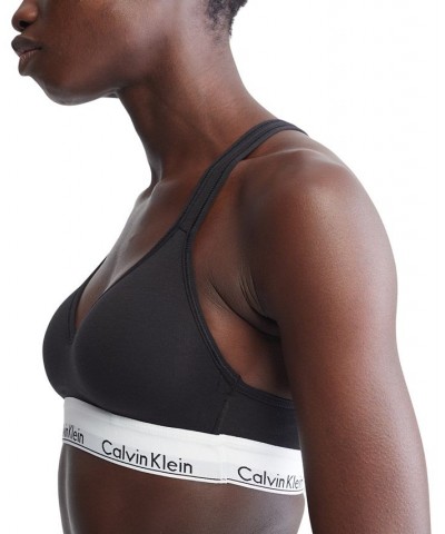 Calvin Klein Women's Modern Cotton Padded Bralette QF1654 Black $19.55 Bras