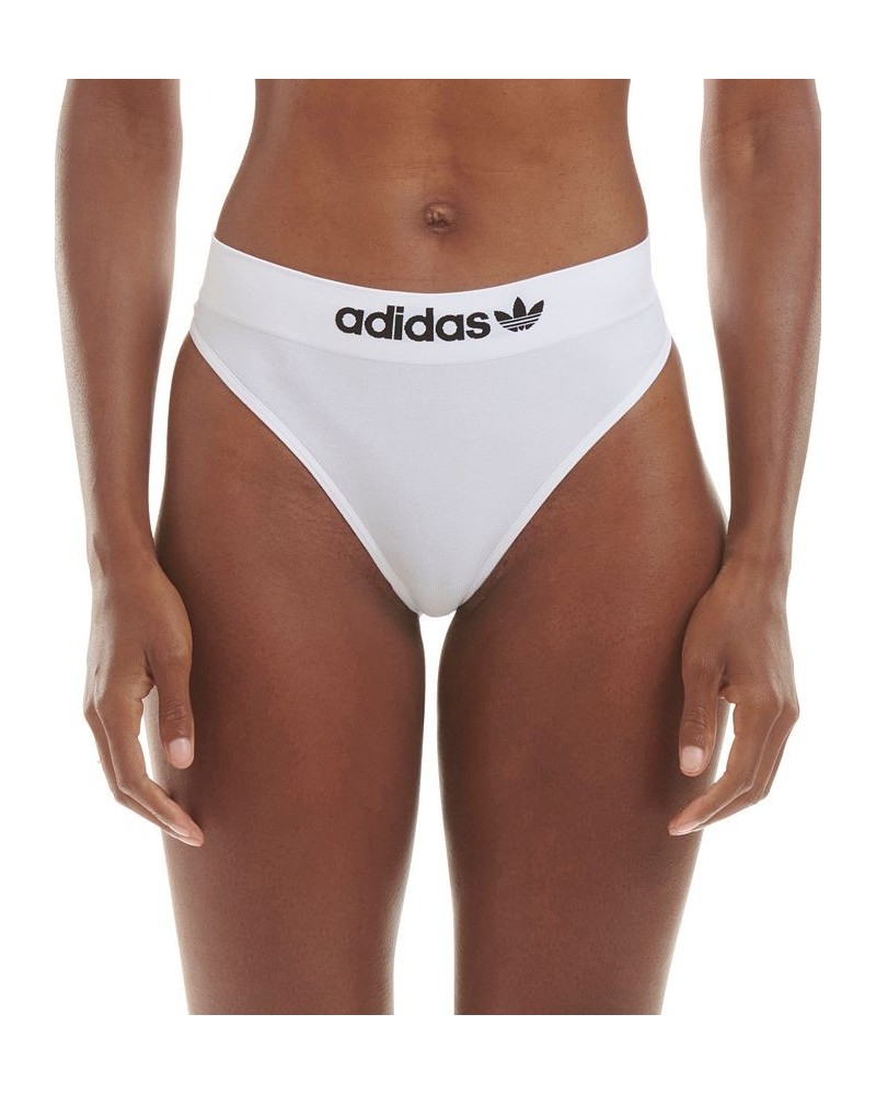 Women's Seamless Thong Underwear 4A1H64 White $9.57 Panty