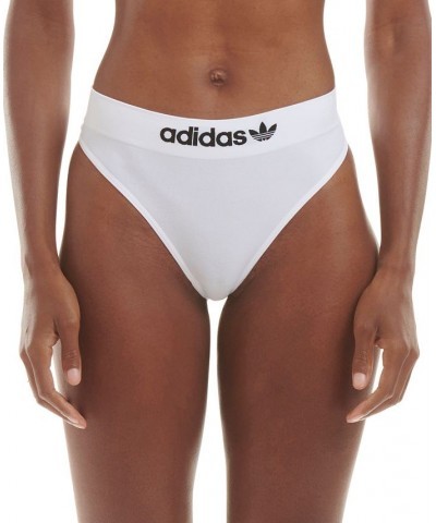 Women's Seamless Thong Underwear 4A1H64 White $9.57 Panty