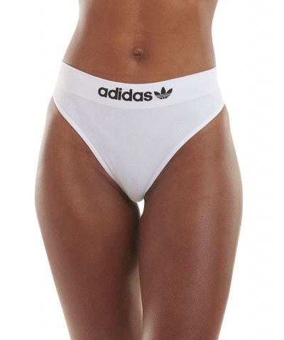 Women's Seamless Thong Underwear 4A1H64 White $9.57 Panty