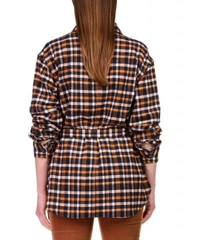 Women's Roadtrip Cotton Belted Check Shirt Cottage Check $22.48 Tops