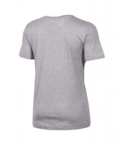 Women's Heathered Gray Texas Longhorns Runnin' Horns V-Neck T-shirt Heathered Gray $21.65 Tops