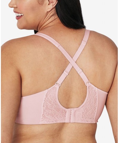 Secrets Women's Ultra-Soft ComfortFlex Fit Convertible Wirefree Bra US4832 Pink $15.95 Bras