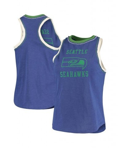 Women's Royal Seattle Seahawks Touchdown Tank Top Royal $20.68 Tops