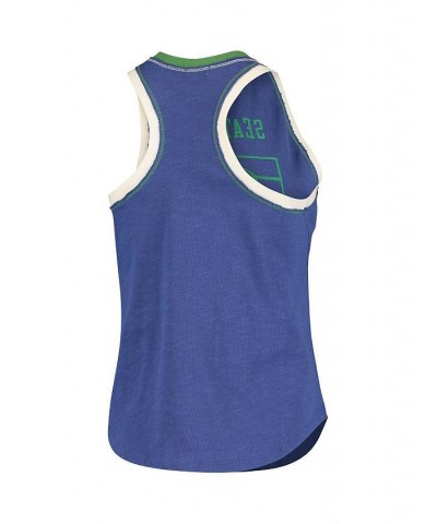 Women's Royal Seattle Seahawks Touchdown Tank Top Royal $20.68 Tops