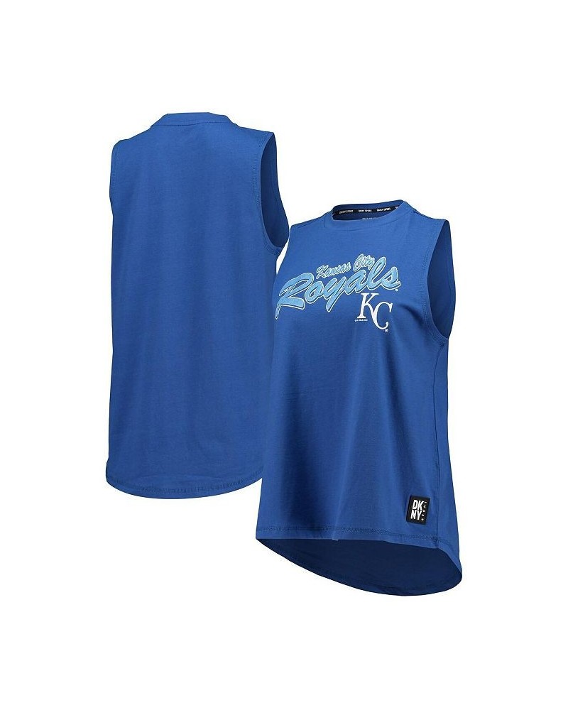 Women's Royal Kansas City Royals Marcie Tank Top Royal $26.95 Tops