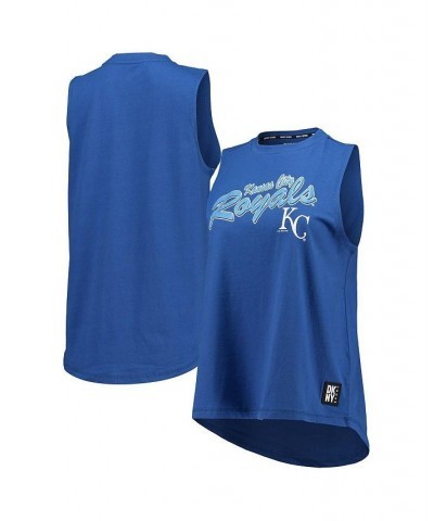 Women's Royal Kansas City Royals Marcie Tank Top Royal $26.95 Tops