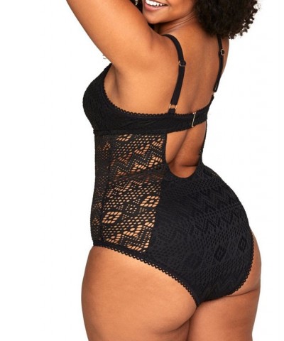 Margaret Women's Plus-Size Swimwear One-Piece Black $35.72 Swimsuits