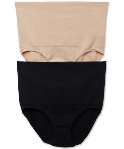 Plus Size Post Pregnancy Panty Shaper (2 Pack) Black And Nude $19.38 Shapewear