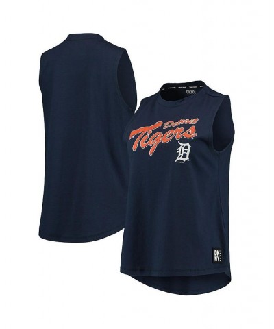 Women's Navy Detroit Tigers Marcie Tank Top Navy $28.59 Tops