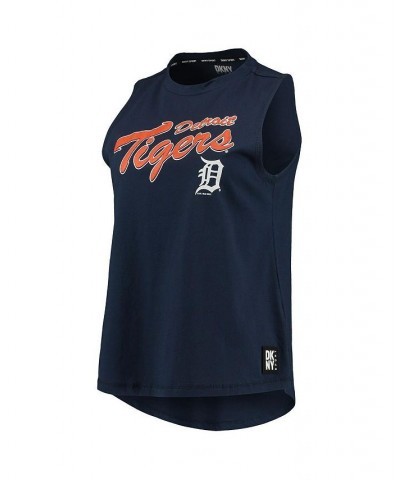 Women's Navy Detroit Tigers Marcie Tank Top Navy $28.59 Tops