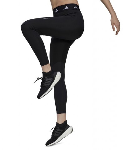 Women's Techfit 7/8 Training Leggings Purple $21.20 Pants