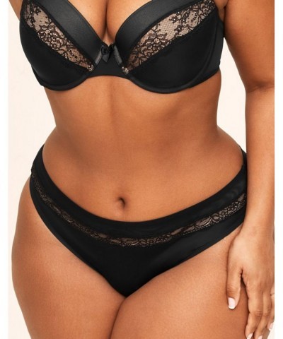 Andrelisa Women's Plus-Size Bikini Panty Black $14.72 Panty