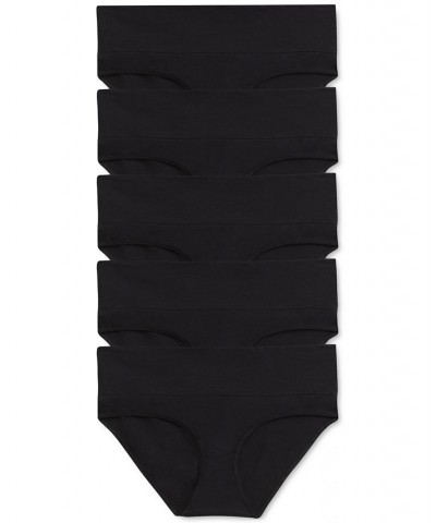 5-Pk. Fold-Over Maternity Underwear All Black $15.08 Panty