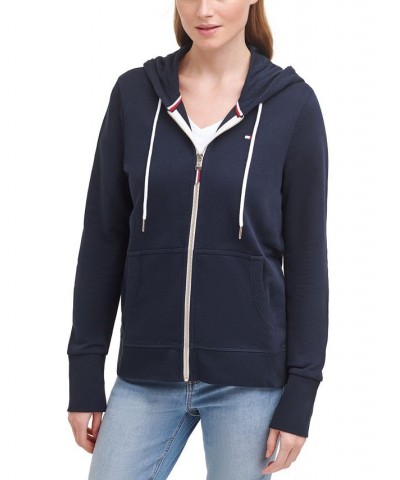 Women's French Terry Hoodie Blue $26.40 Sweatshirts