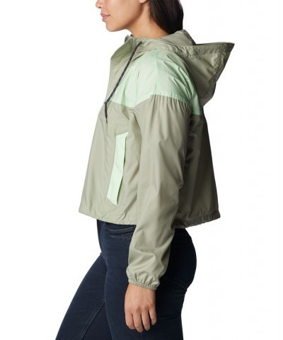 Women's Flash Challenger Cropped Jacket Green $35.74 Jackets