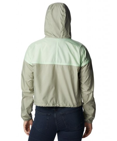 Women's Flash Challenger Cropped Jacket Green $35.74 Jackets