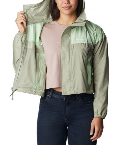 Women's Flash Challenger Cropped Jacket Green $35.74 Jackets