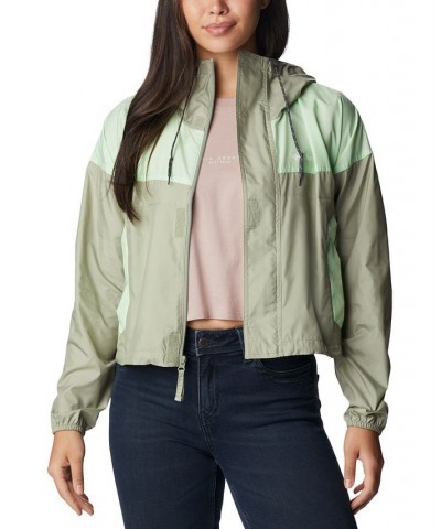 Women's Flash Challenger Cropped Jacket Green $35.74 Jackets