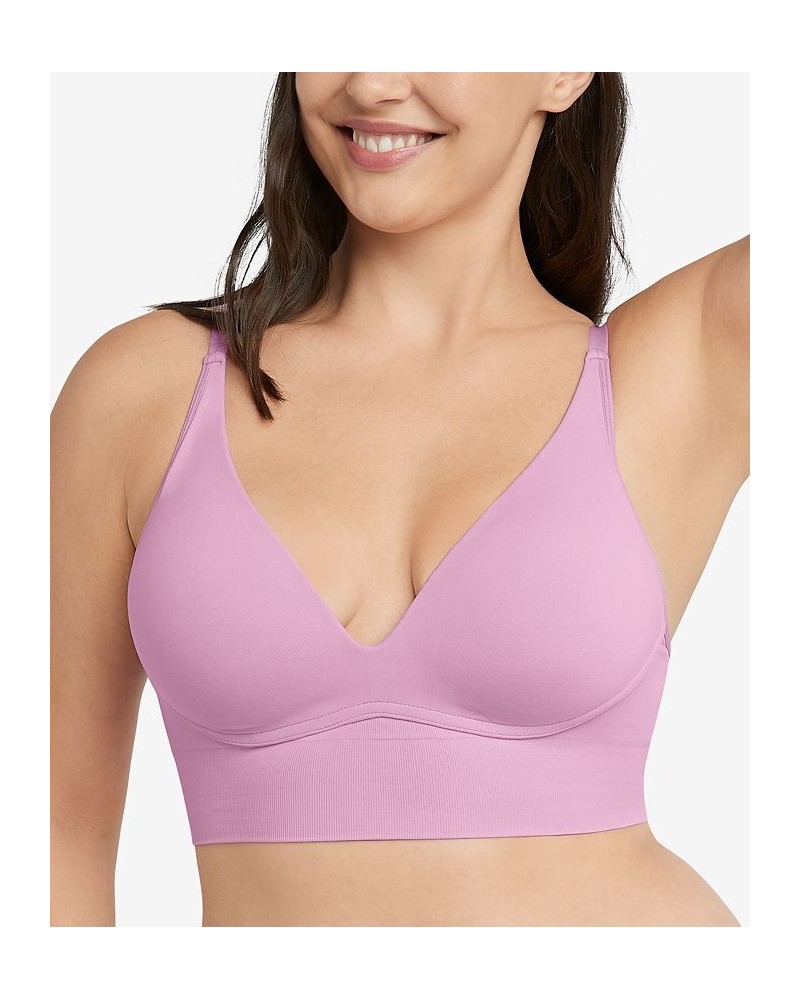 Pure Comfort Natural Lift Wireless Longline Bra DM2316 Pink $11.34 Bras