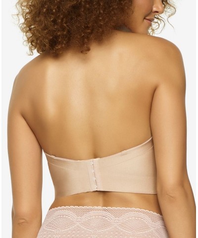 Body Veil Longline Low Back Convertible Strapless Bra Tan/Beige $26.71 Bras