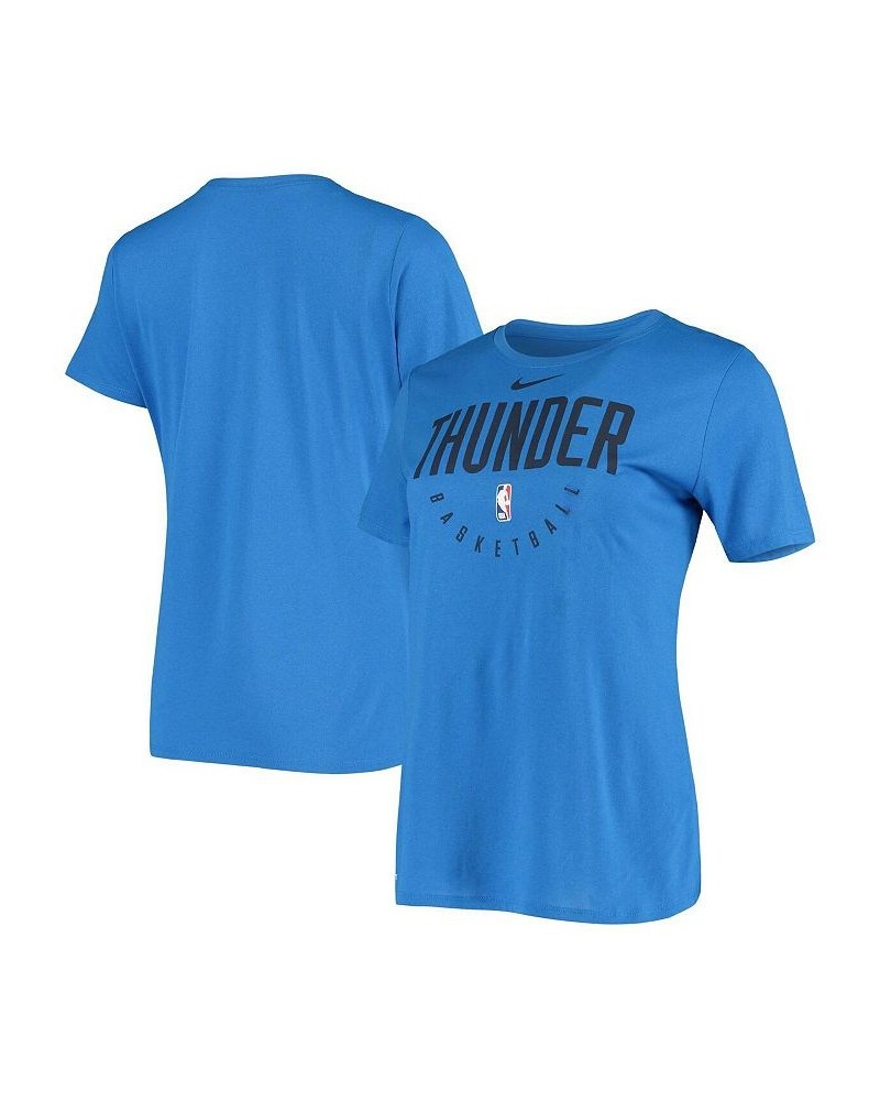 Women's Blue Oklahoma City Thunder Team Practice Performance T-shirt Blue $25.64 Tops