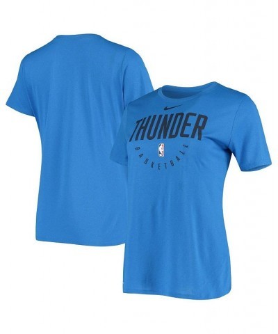 Women's Blue Oklahoma City Thunder Team Practice Performance T-shirt Blue $25.64 Tops