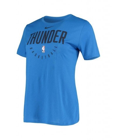 Women's Blue Oklahoma City Thunder Team Practice Performance T-shirt Blue $25.64 Tops