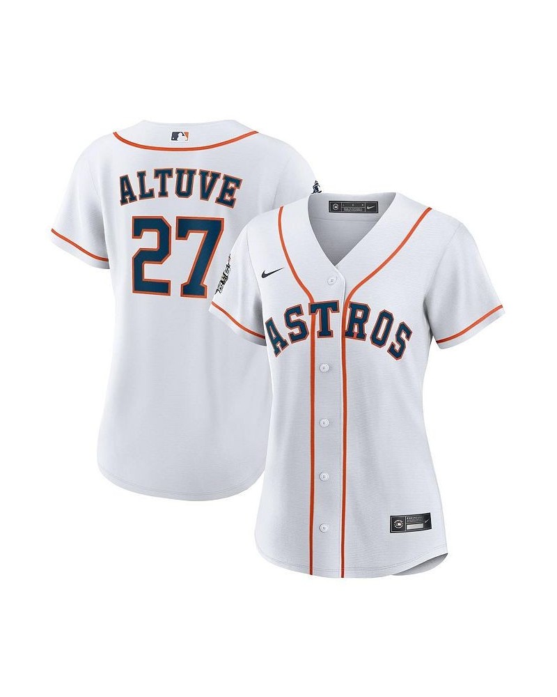 Women's Jose Altuve White Houston Astros 2022 World Series Home Replica Player Jersey White $54.40 Jersey