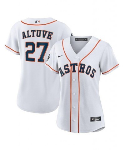 Women's Jose Altuve White Houston Astros 2022 World Series Home Replica Player Jersey White $54.40 Jersey