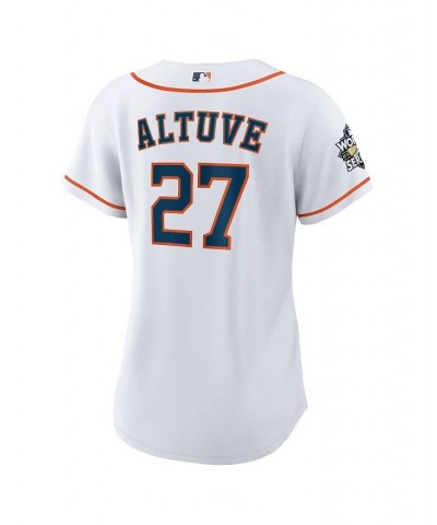 Women's Jose Altuve White Houston Astros 2022 World Series Home Replica Player Jersey White $54.40 Jersey