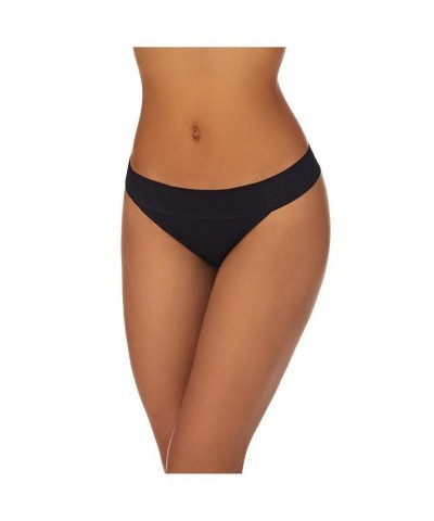 Women's Stretch Thong DK8935 Black $9.75 Underwears