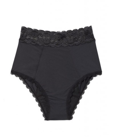 Amelia Women's High Waisted Period-Proof Panty Black $19.80 Panty