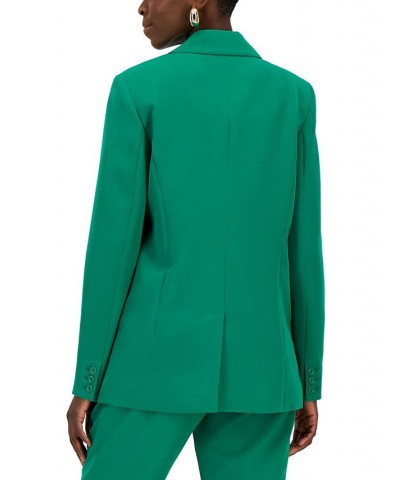 Women's Single-Breasted Blazer Green $32.30 Jackets