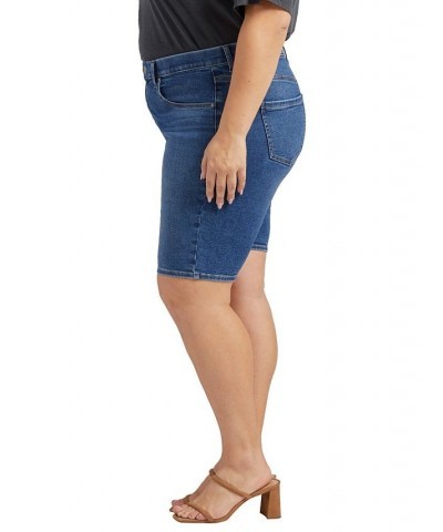 Plus Size Maya Mid Rise Shorts Vista Blue $24.01 Shorts