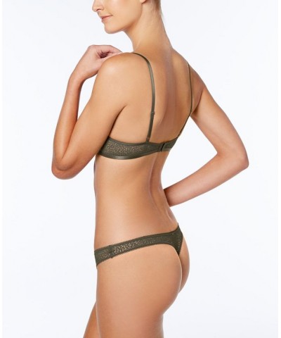 Modern Lace Sheer Demi Bra DK4019 Green $20.02 Bras