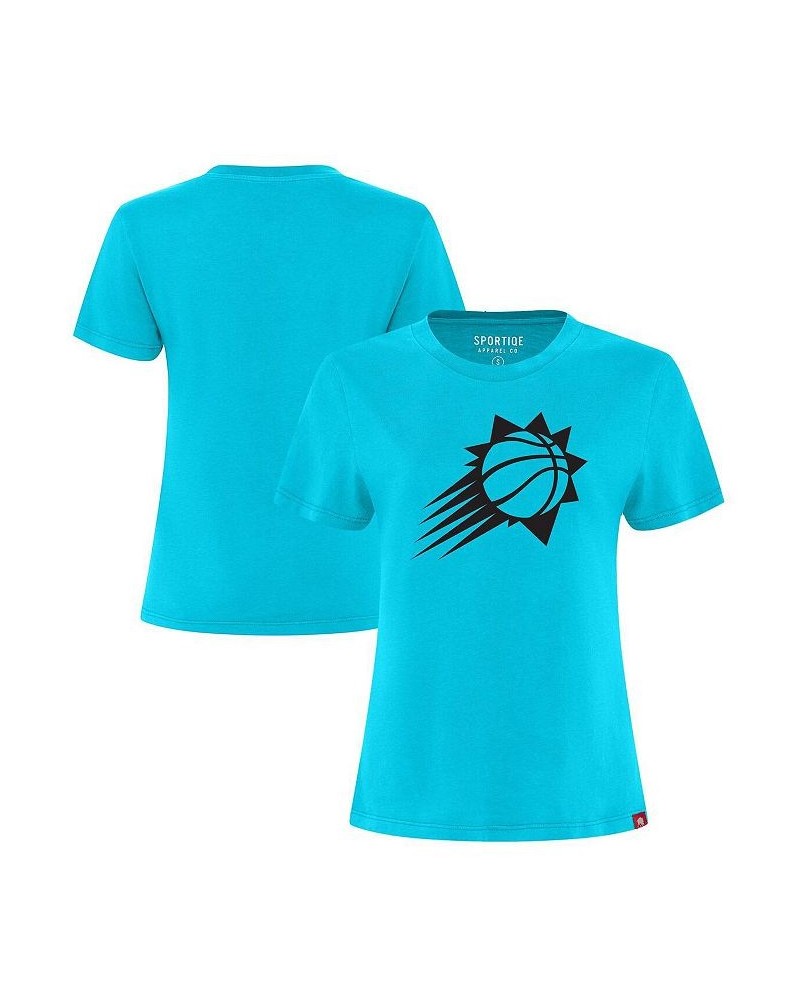 Women's Turquoise Phoenix Suns 2022/23 City Edition Arcadia Elevated T-shirt Turquoise $24.50 Tops