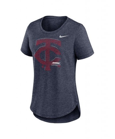 Women's Heather Navy Minnesota Twins Touch Tri-Blend T-shirt Heather Navy $18.00 Tops