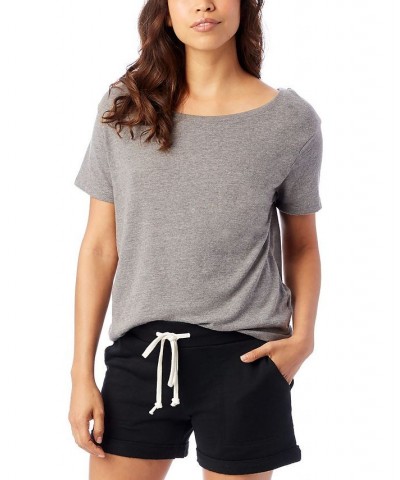 Women's The Backstage T-shirt Gray $24.00 Tops