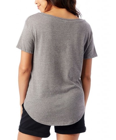 Women's The Backstage T-shirt Gray $24.00 Tops