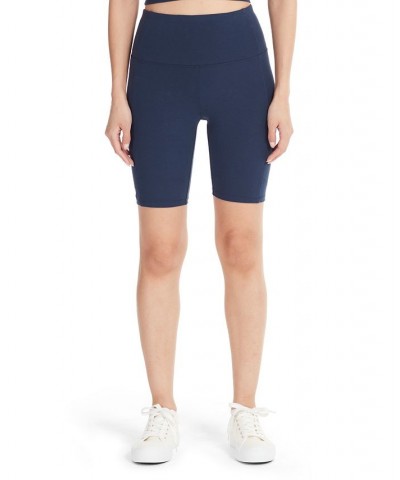 Marc New York Women's Performance High-Rise Bike Shorts Midnight $16.15 Shorts